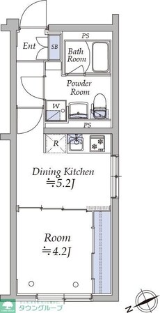 アトリオフラッツ中野新井薬師の物件間取画像